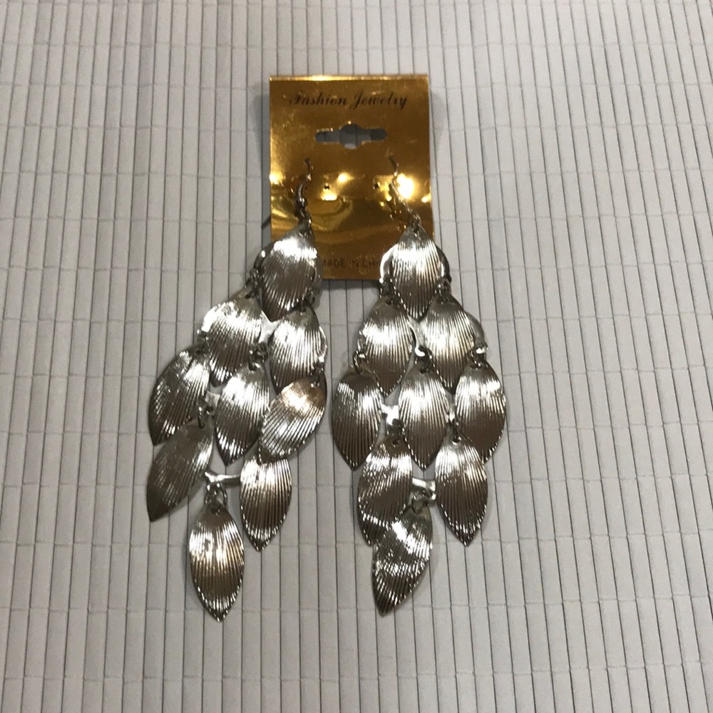 Silver Leaf Earrings